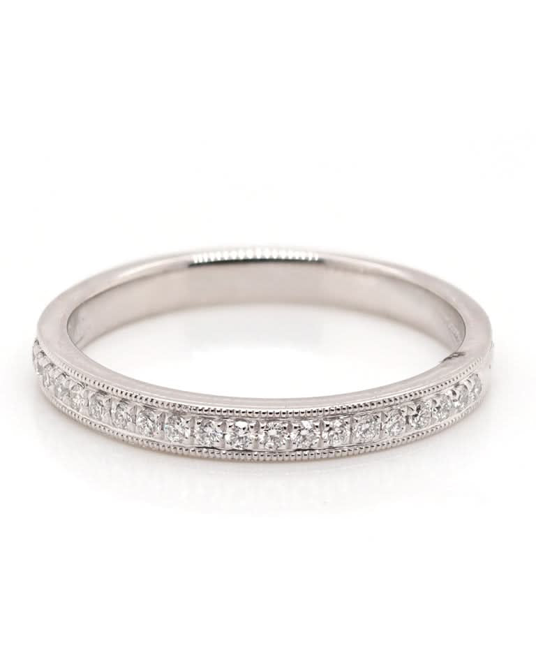 Ogden of Harrogate Jewellery Elegant Platinum Diamond Eternity Ring – Timeless Sparkle