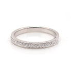 Ogden of Harrogate Jewellery Elegant Platinum Diamond Eternity Ring – Timeless Sparkle