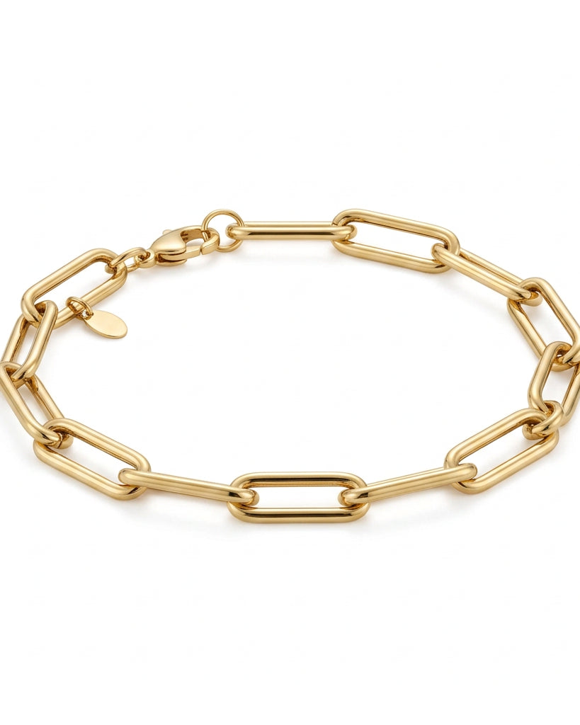 Ogden Of Harrogate Jewellery Fancy Oval Link Bracelet in 9ct Yellow Gold