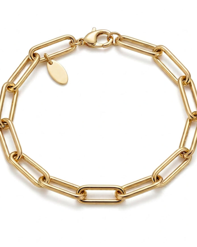 Ogden Of Harrogate Jewellery Fancy Oval Link Bracelet in 9ct Yellow Gold