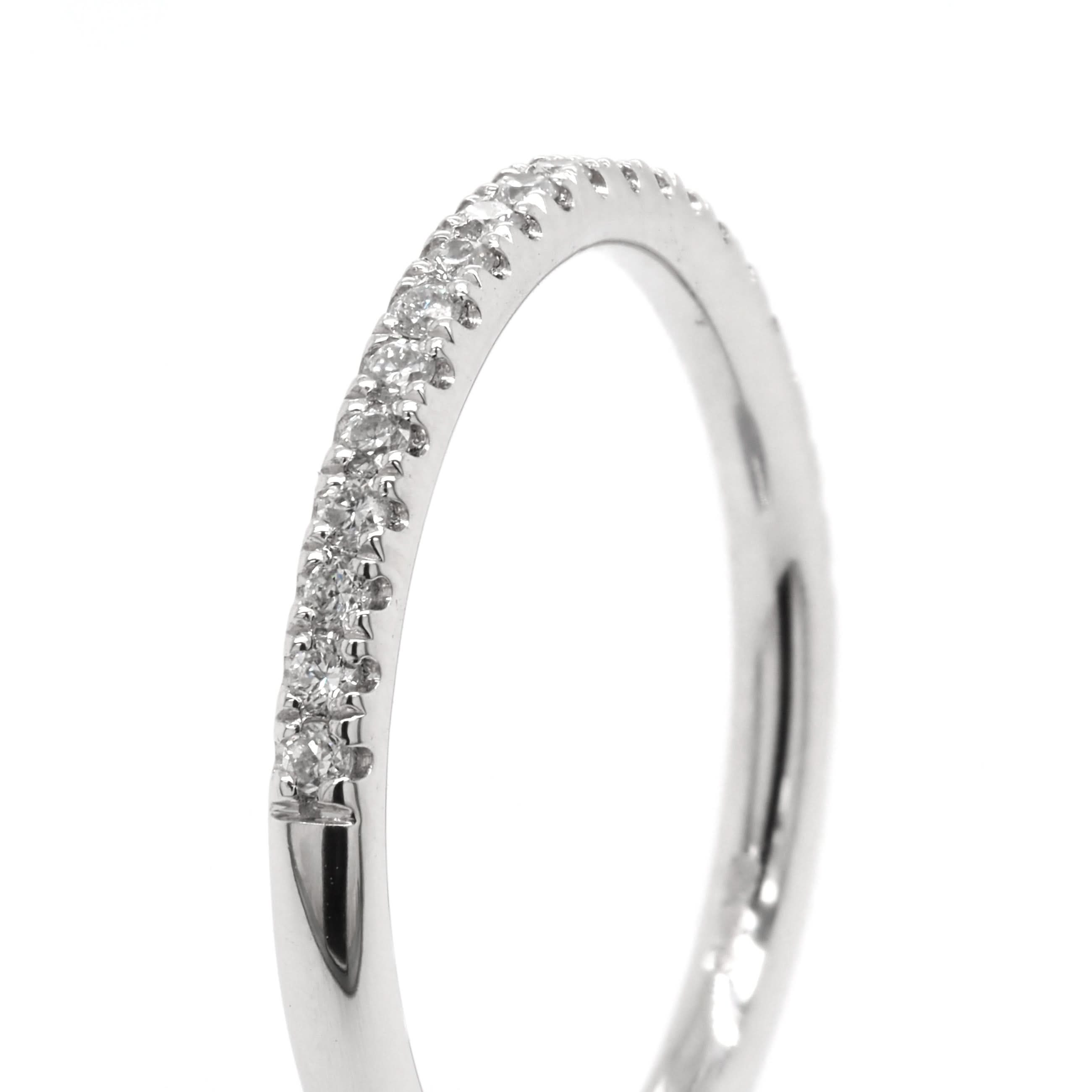 Ogden of Harrogate Jewellery Platinum Diamond Half Eternity Ring, 0.18ct