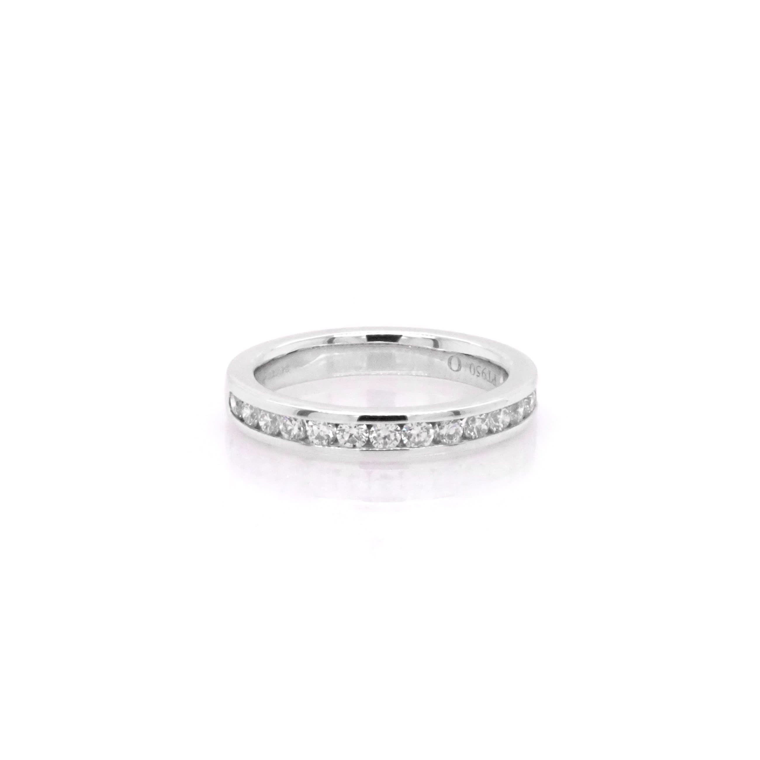 Ogden of Harrogate Jewellery Platinum Diamond Half-Eternity Ring