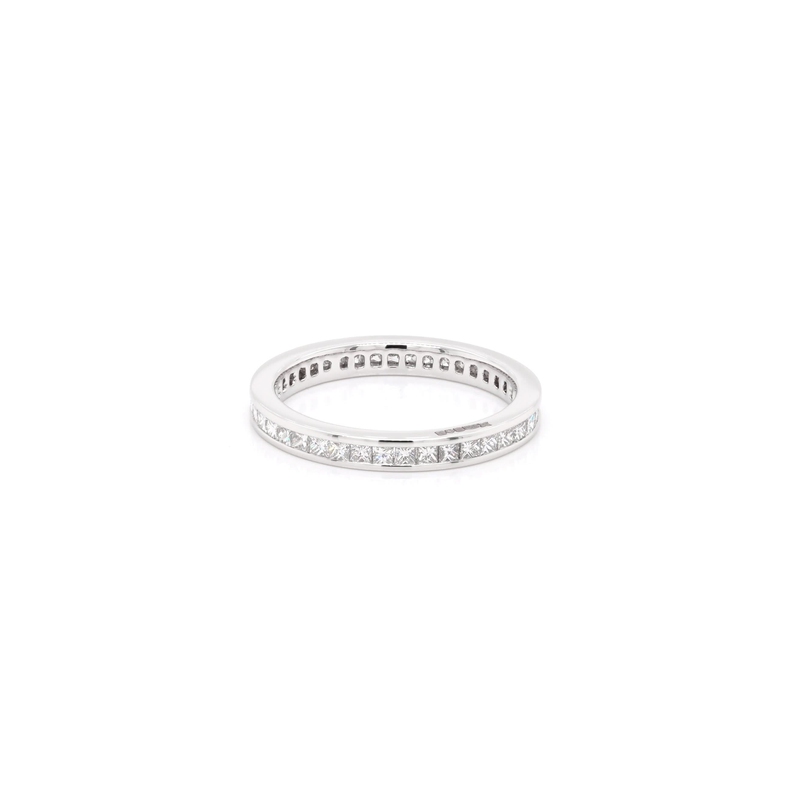 Ogden of Harrogate Jewellery Platinum Diamond-Set Full Eternity Ring