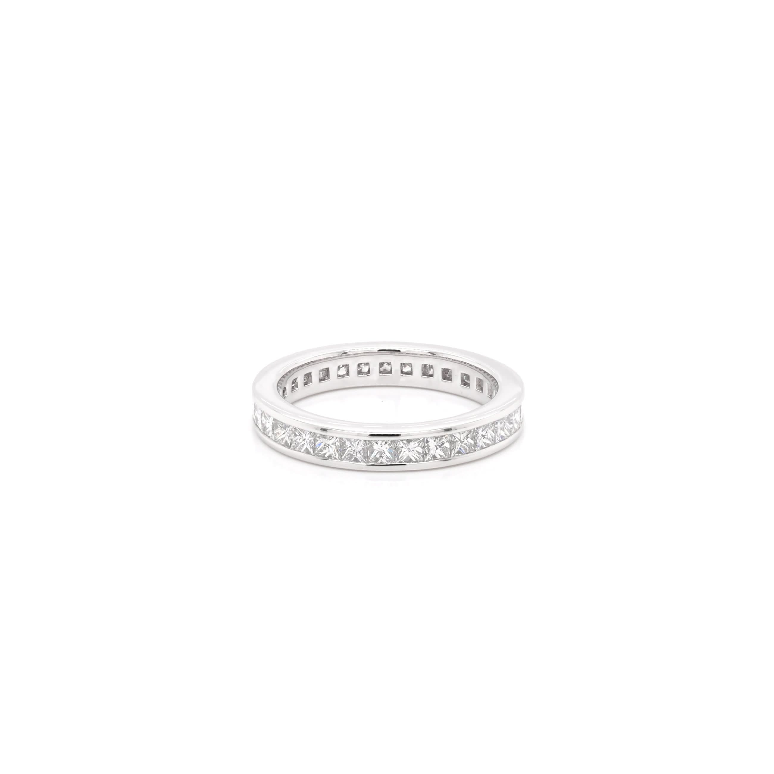 Ogden of Harrogate Jewellery Platinum Diamond-Set Full Eternity Ring