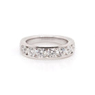 Ogden of Harrogate Jewellery Platinum Diamond Set Half Eternity Ring by Boodles