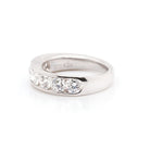 Ogden of Harrogate Jewellery Platinum Diamond Set Half Eternity Ring by Boodles