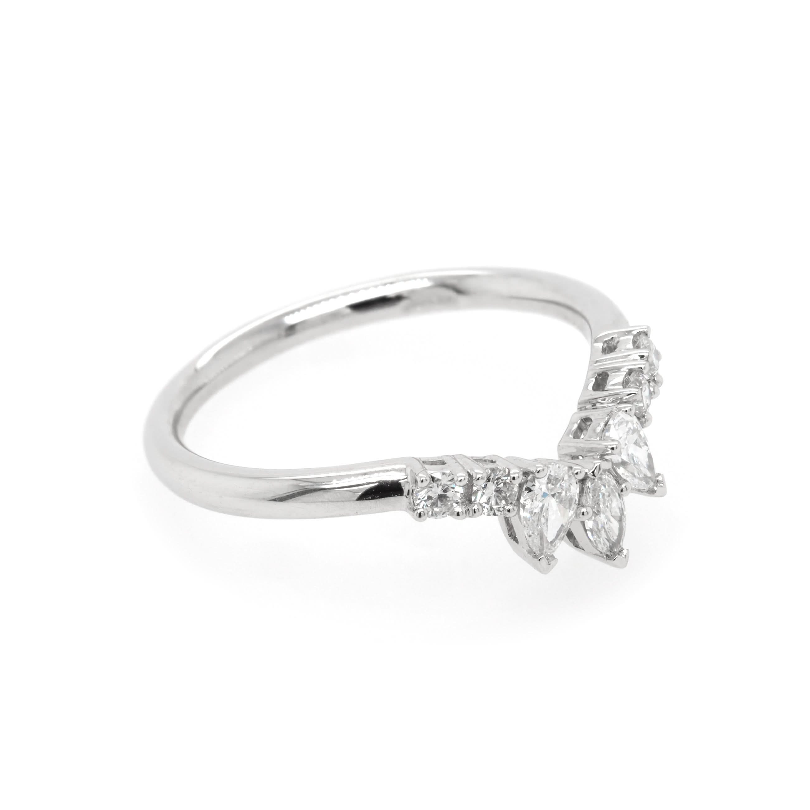 Ogden of Harrogate Jewellery Platinum Diamond 'V' Ring, 0.40ct