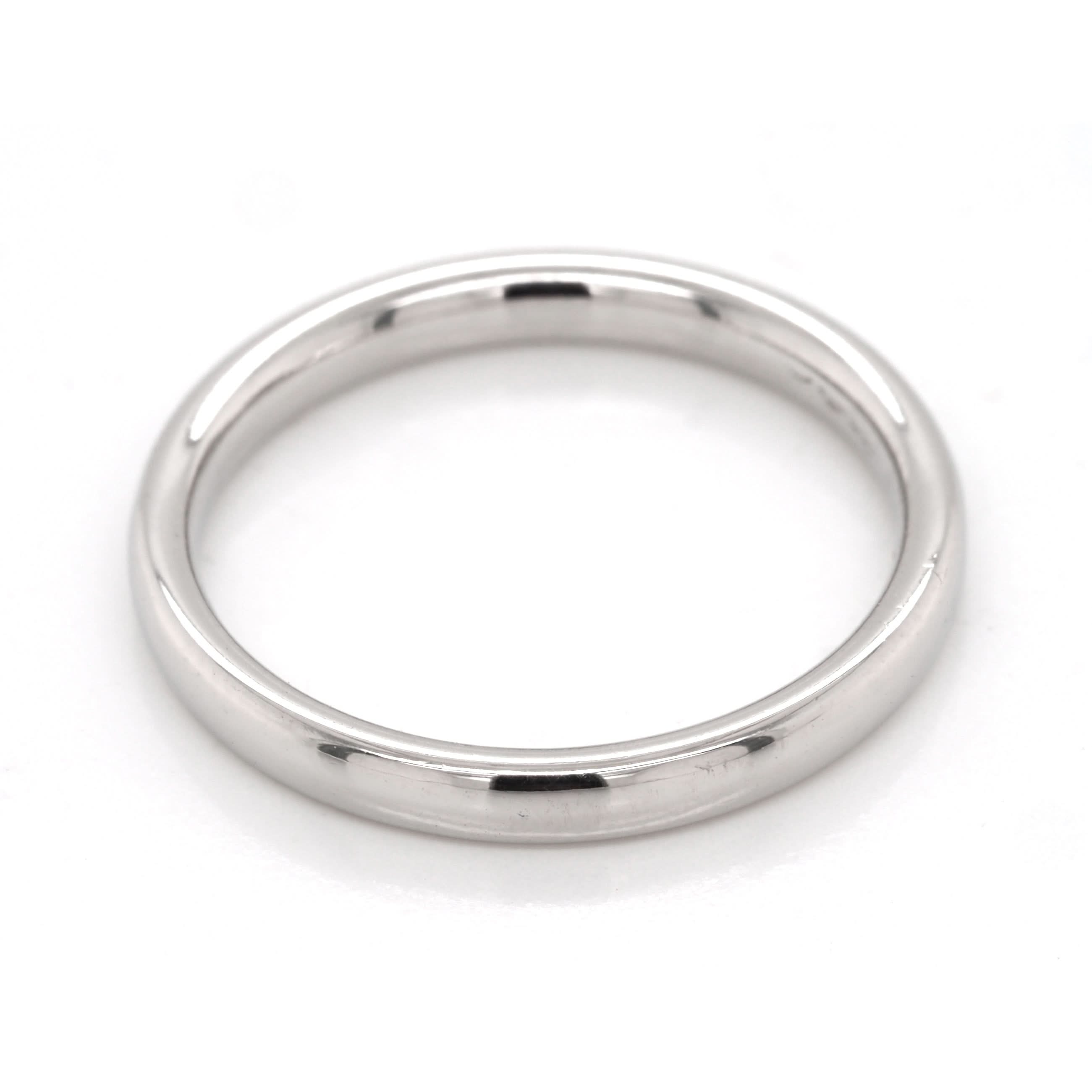 Ogden of Harrogate Jewellery Platinum Wedding Band
