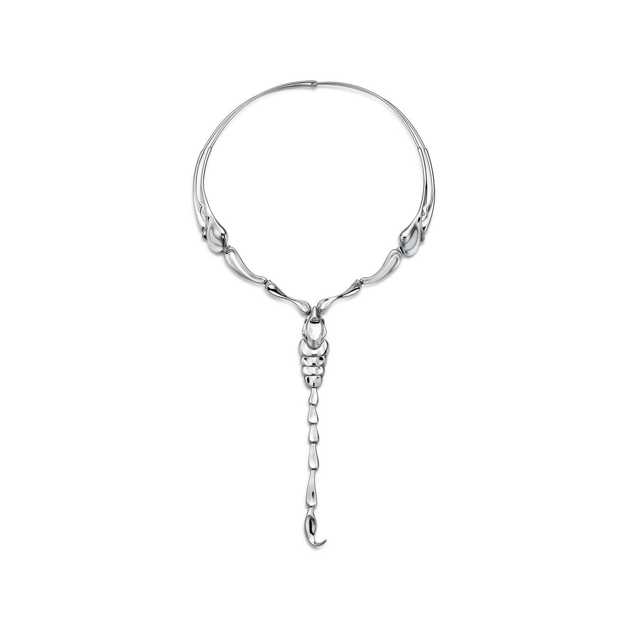 Ogden of Harrogate Jewellery Scorpion Necklace in Sterling Silver