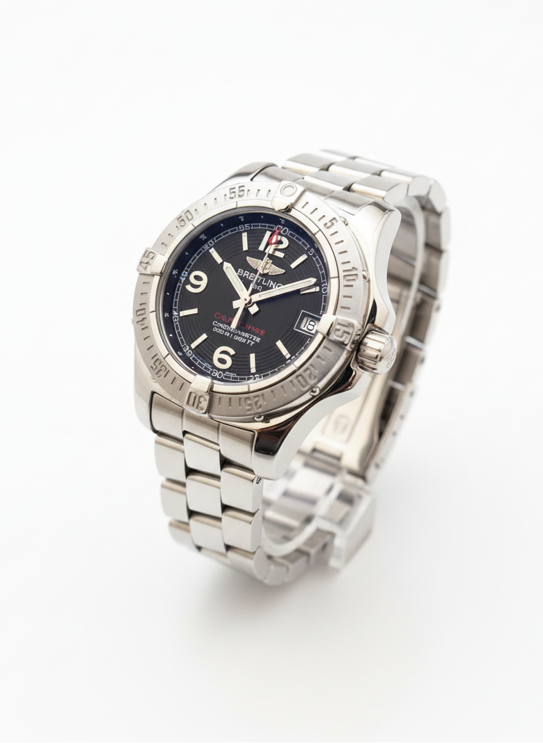 Ogden of Harrogate Luxury Watch Breitling Colt Oceane Ladies Steel, c.2000s
