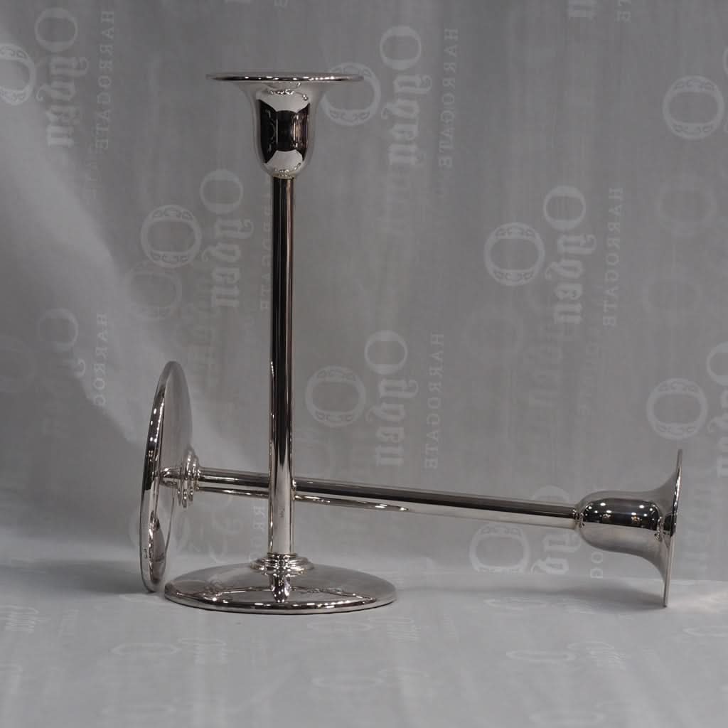 Ogden of Harrogate Silverware Homewares Gifts Pair of Sterling Silver 'Liberty' Candlesticks