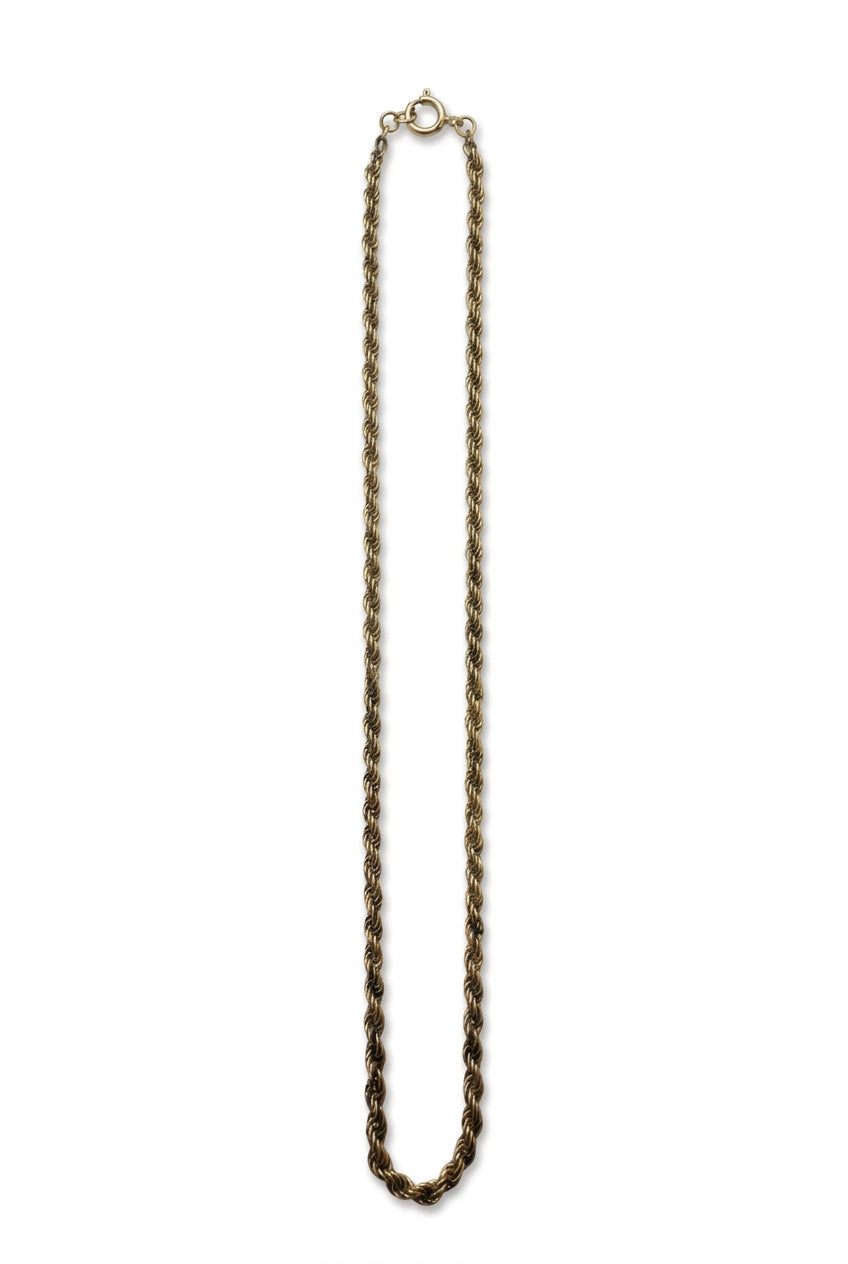 Ogden Of Harrogate Vintage Jewellery A 9ct Yellow Gold Twisted Rope Chain, 22"