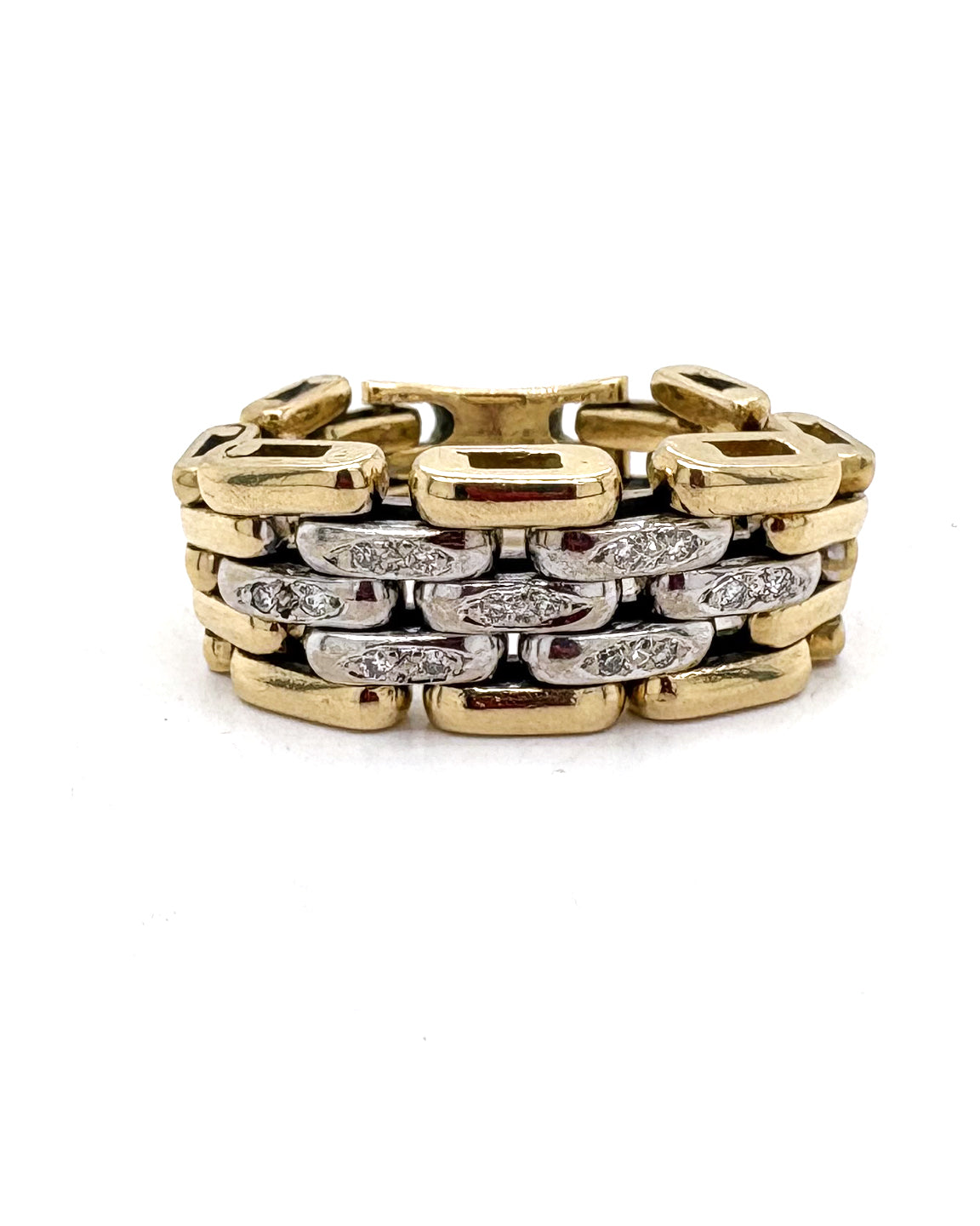 Ogden Of Harrogate Vintage Jewellery A Diamond Set Bracelet Ring