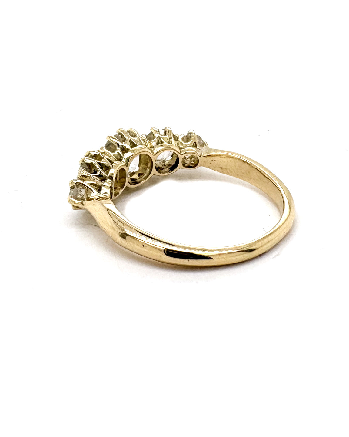 Ogden Of Harrogate Vintage Jewellery An Old Brilliant-cut Diamond Five-stone Ring