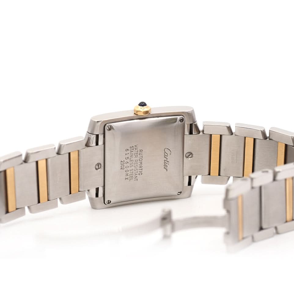 Ogden Vintage Watches Luxury Watch Cartier Tank Française Automatic Watch – Steel & Gold