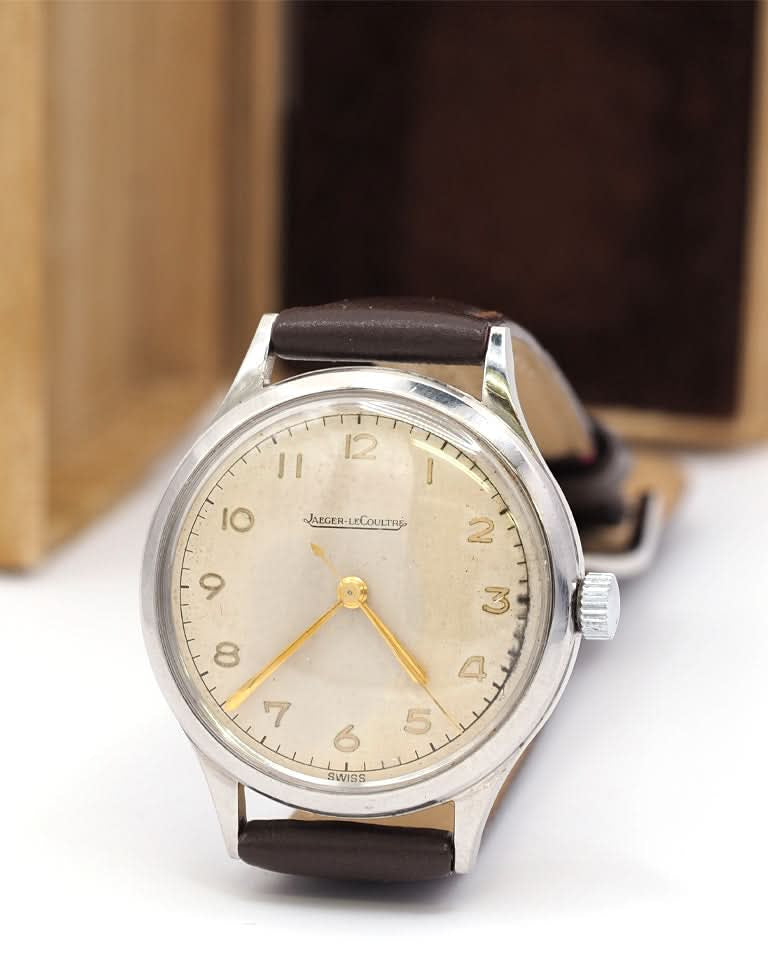 Ogden Vintage Watches Luxury Watch Jaeger-LeCoultre Manual Wind Watch – Stainless Steel, With Box & Papers (1955)