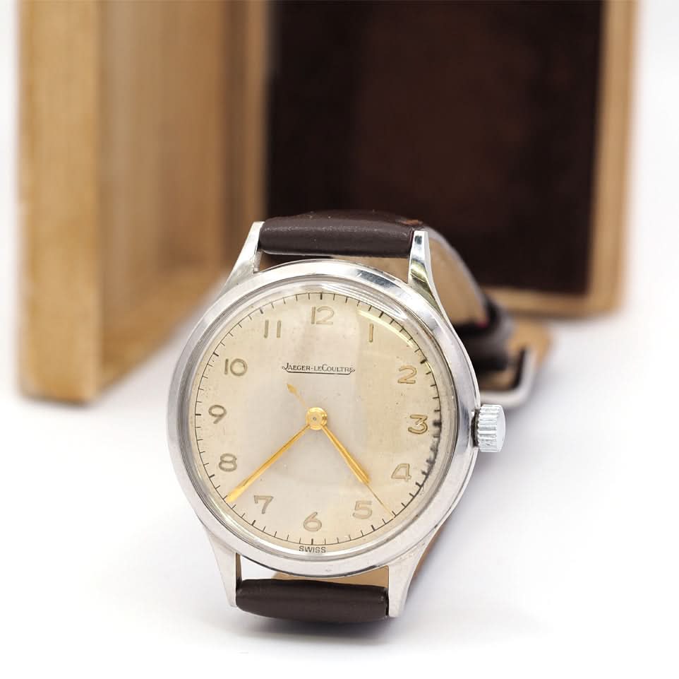 Ogden Vintage Watches Luxury Watch Jaeger-LeCoultre Manual Wind Watch – Stainless Steel, With Box & Papers (1955)