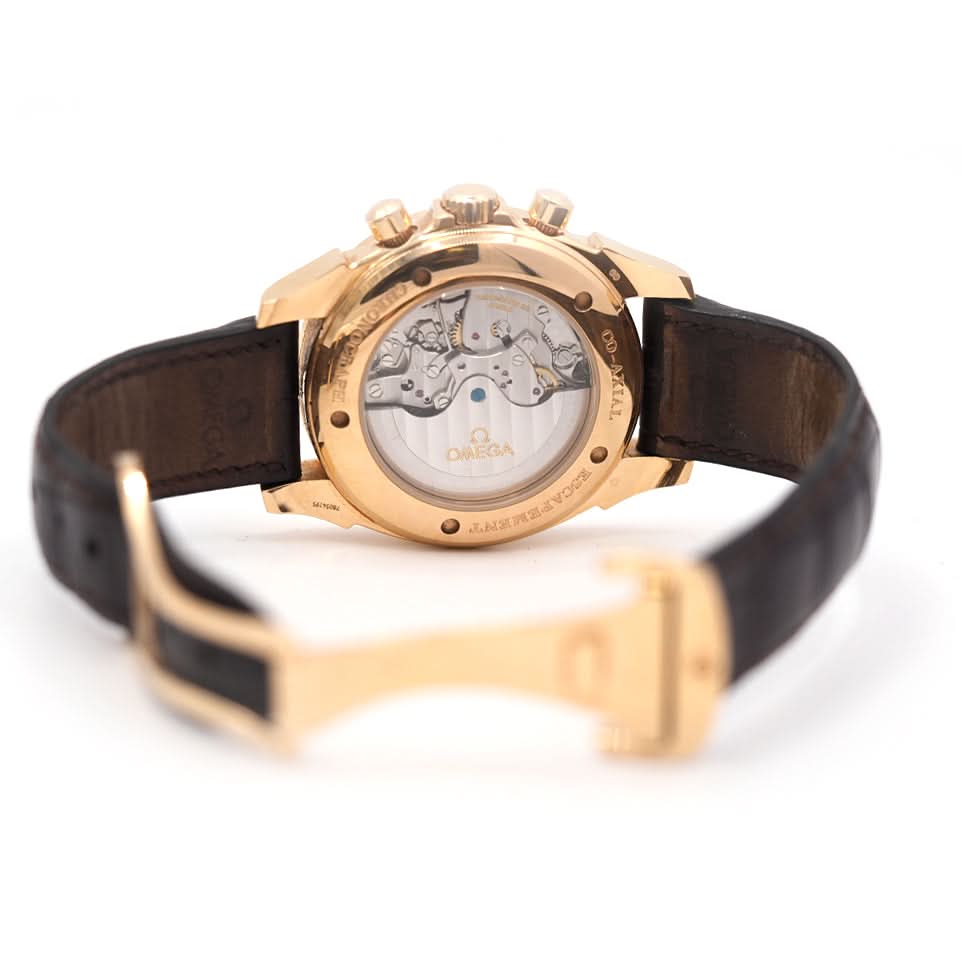 Ogden Vintage Watches Luxury Watch Omega De Ville Gents Chronograph Watch (2004) — Complete with Box, Papers & Spare Strap