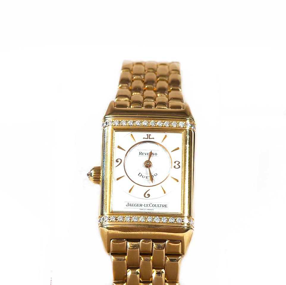 Ogden Vintage Watches Ogden Vintage Watch 18ct Yellow Gold Jaeger-LeCoultre Reverso Duetto Ladies Watch (Ref. 256.1.75) – 2003