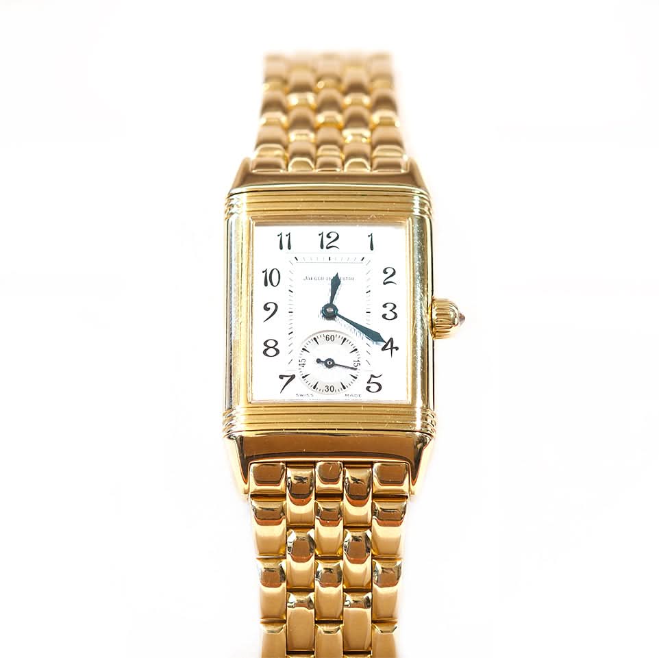 Ogden Vintage Watches Ogden Vintage Watch 18ct Yellow Gold Jaeger-LeCoultre Reverso Duetto Ladies Watch (Ref. 256.1.75) – 2003