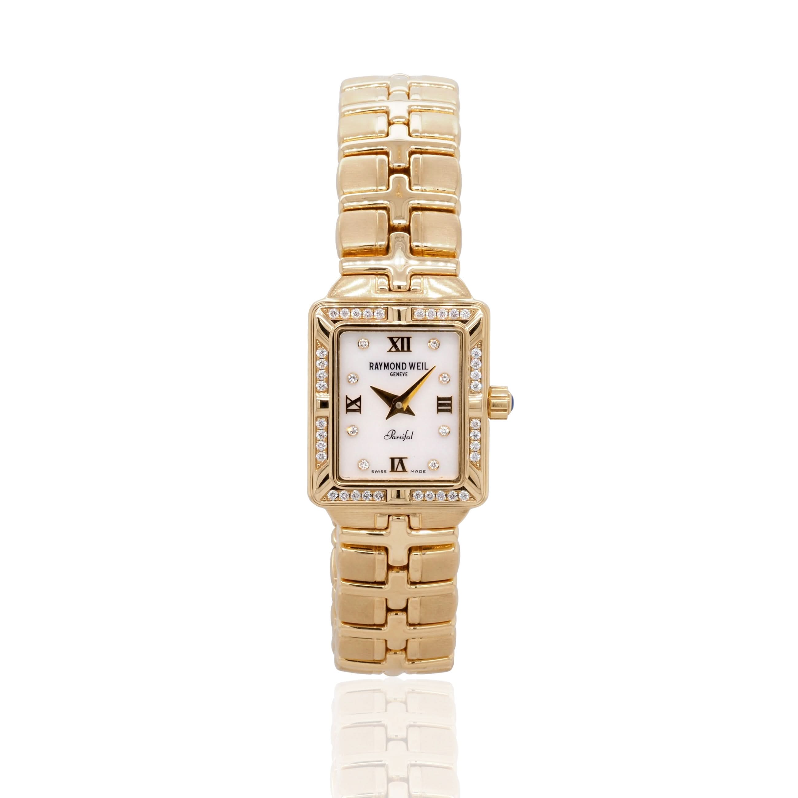Ogden Vintage Watches Ogden Vintage Watch Raymond Weil Parsifal 18ct Yellow Gold Diamond-Set Watch