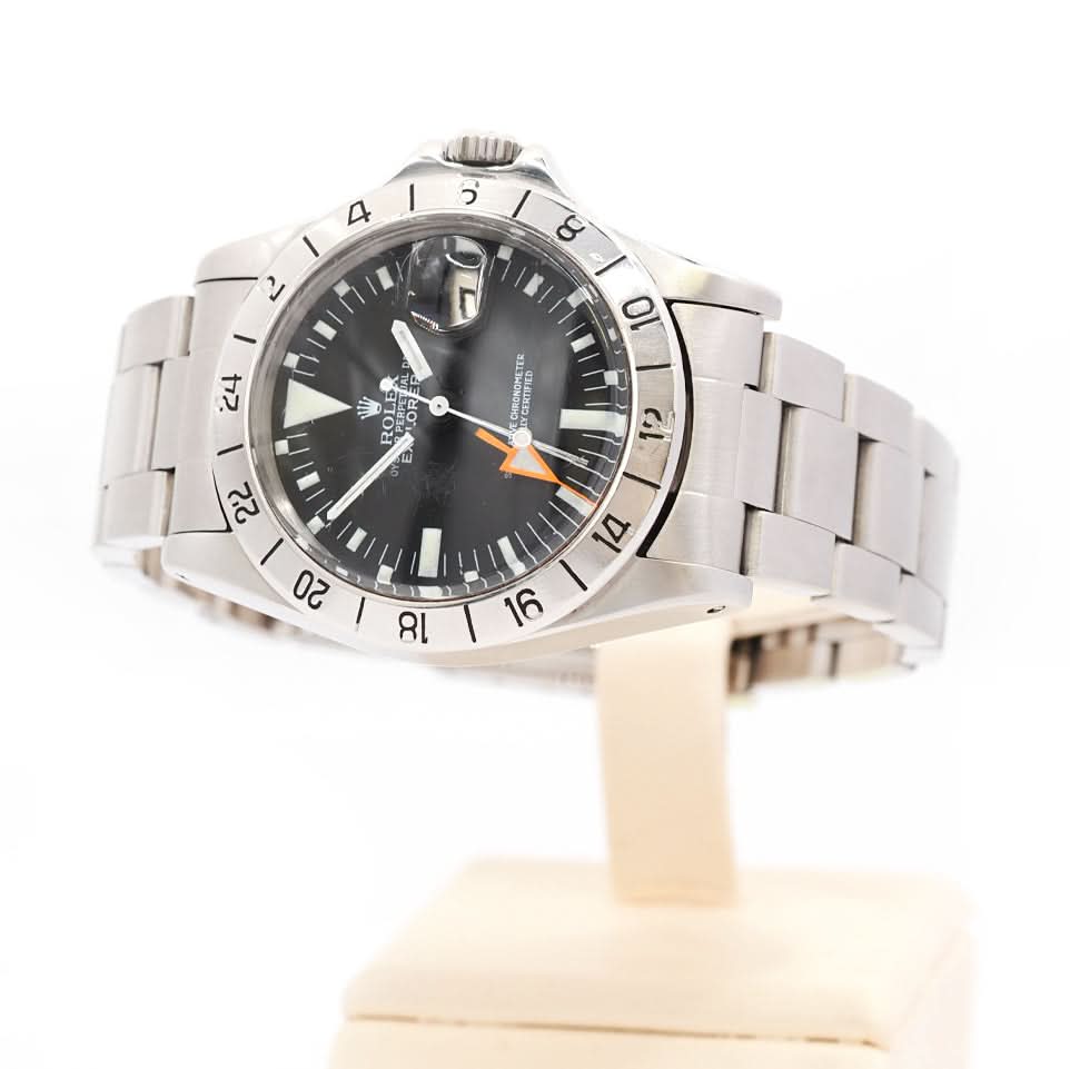 Ogden Vintage Watches Ogden Vintage Watch Rolex Explorer II – Ref. 1655 "Steve McQueen", Stainless Steel (1973)