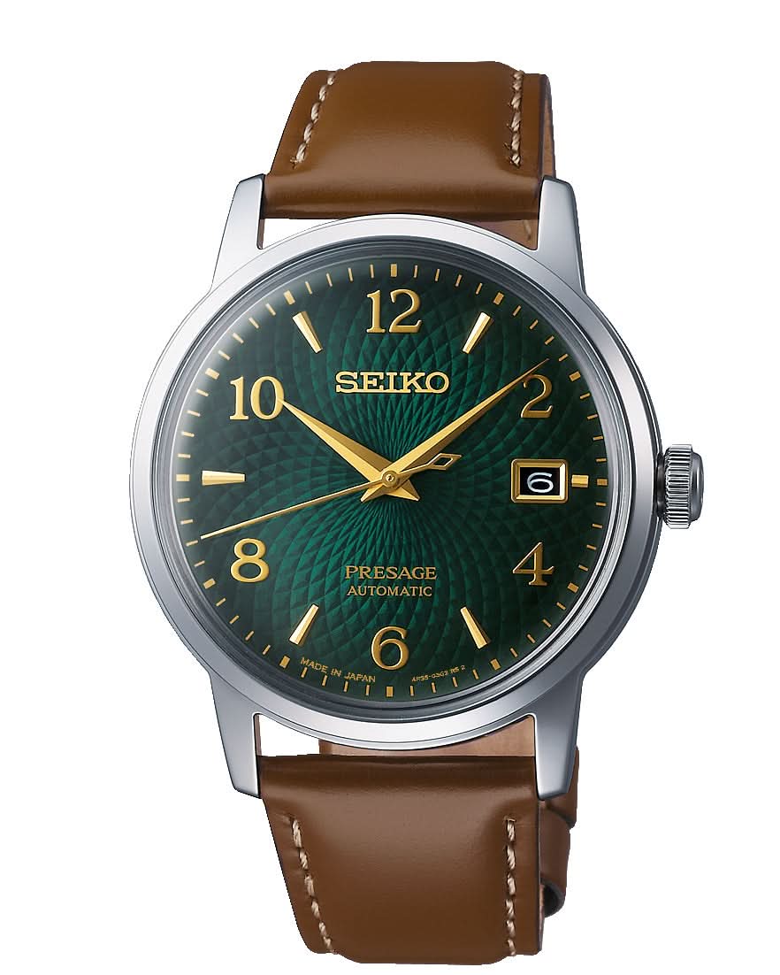 Seiko Luxury Watch Presage Cocktail Time ‘Mojito’ SRPE45J1