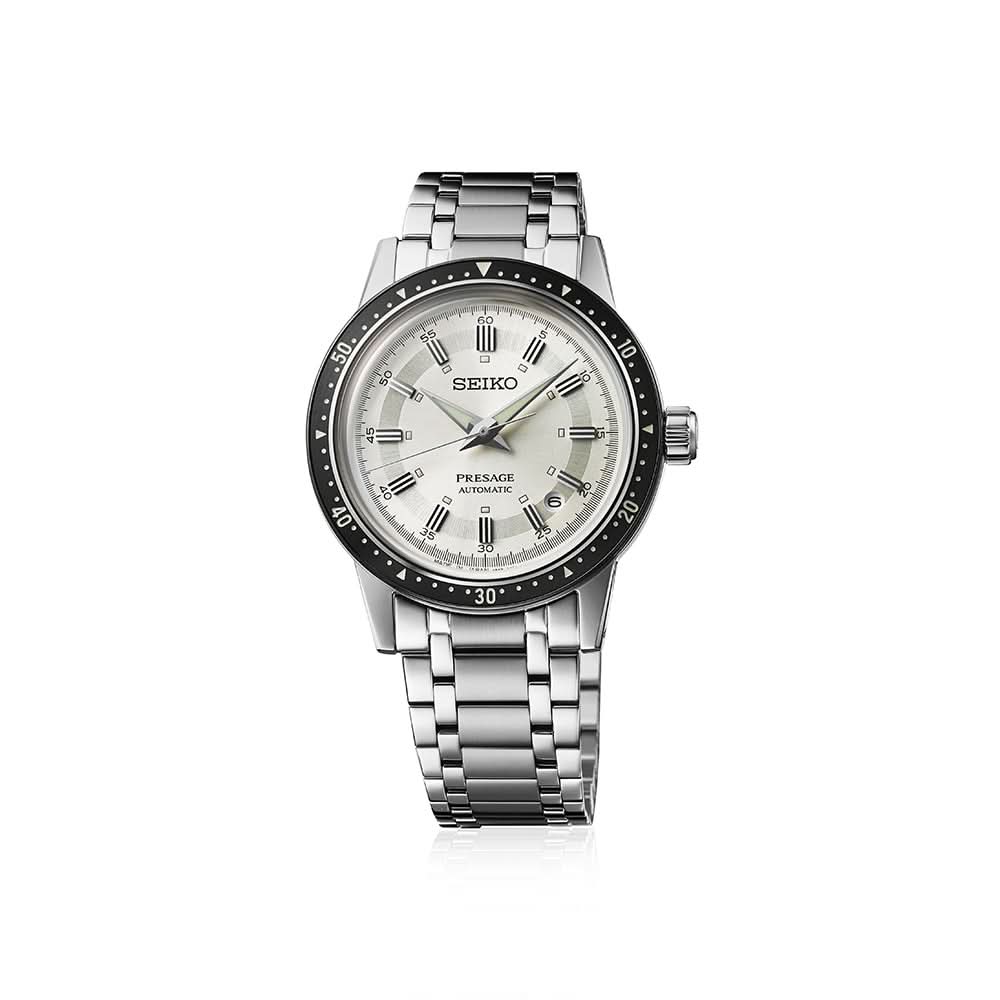 Seiko Luxury Watch Presage Style 60s - Crown Chronograph 6th Decade 60th Anniversary Limited Edition SRPK61J1