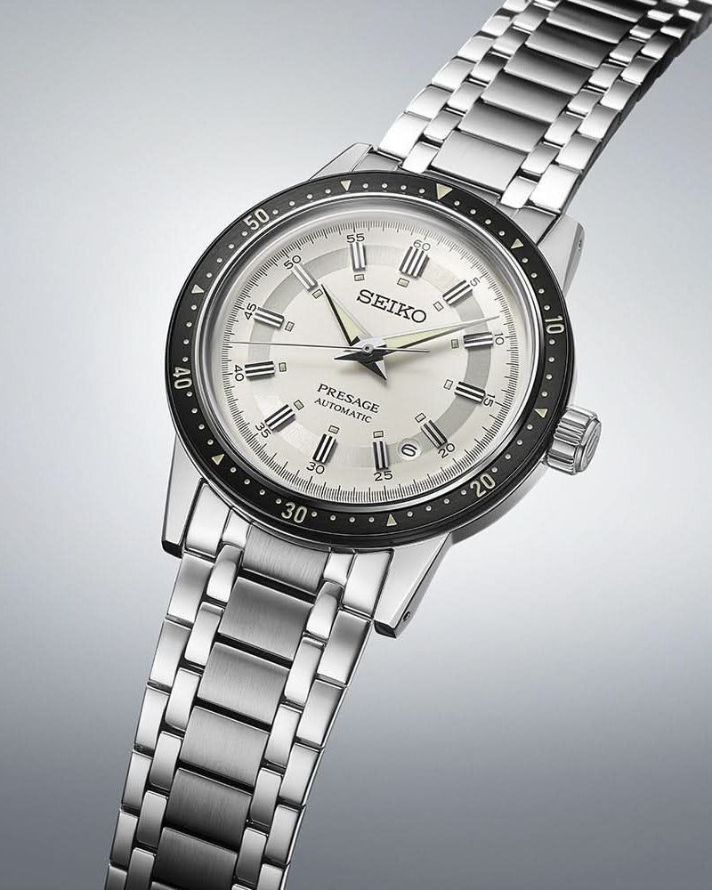 Seiko Luxury Watch Presage Style 60s - Crown Chronograph 6th Decade 60th Anniversary Limited Edition SRPK61J1