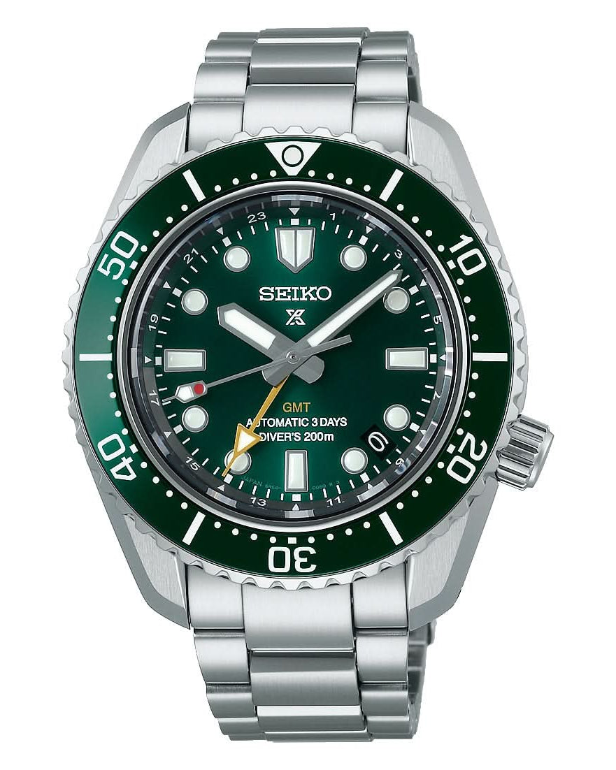 Seiko Luxury Watch Prospex ‘Marine Green’ GMT SPB381J1