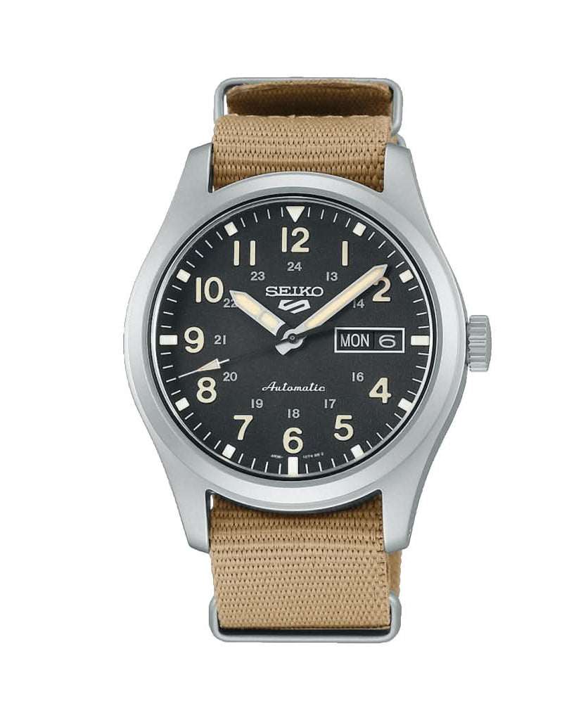 Seiko Luxury Watch Seiko 5 Sports Automatic Date Watch on Strap SRPG35K1