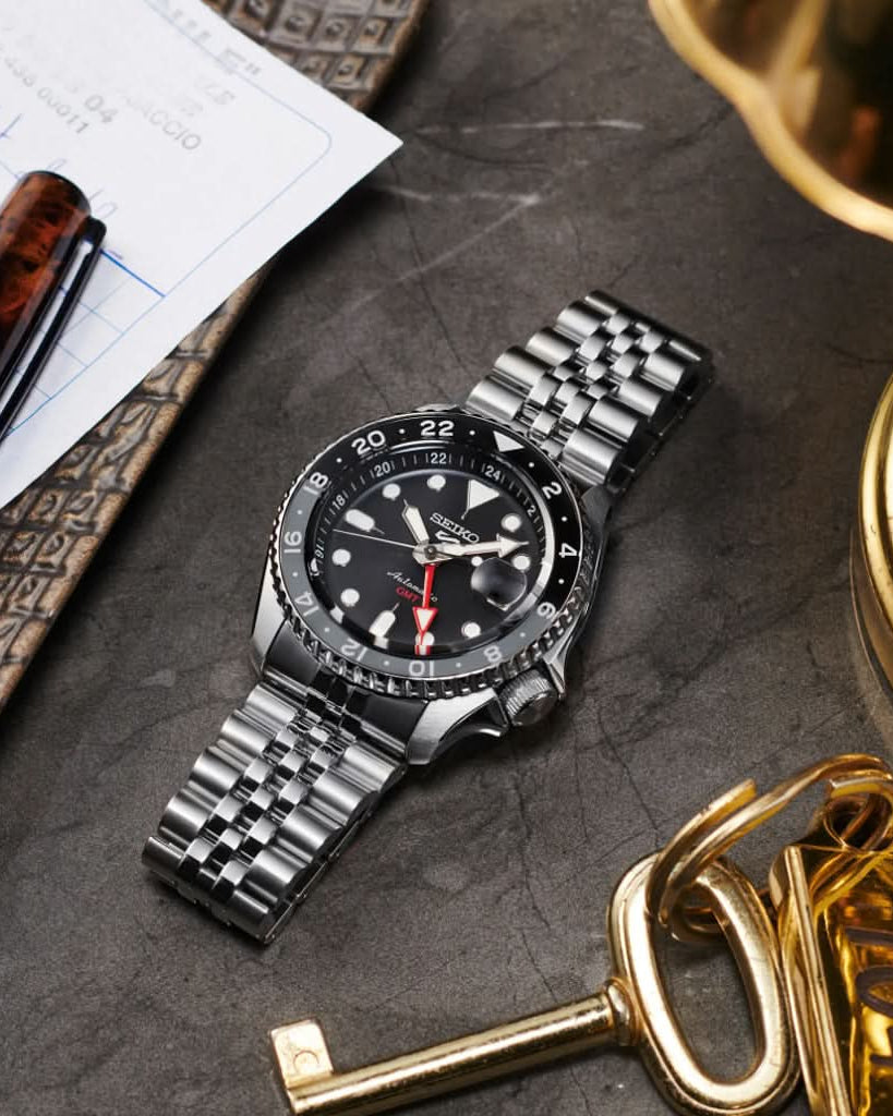 Seiko Luxury Watch Seiko 5 Sports ‘Black Grape’ GMT SKX Re-Interpretation SSK001K1