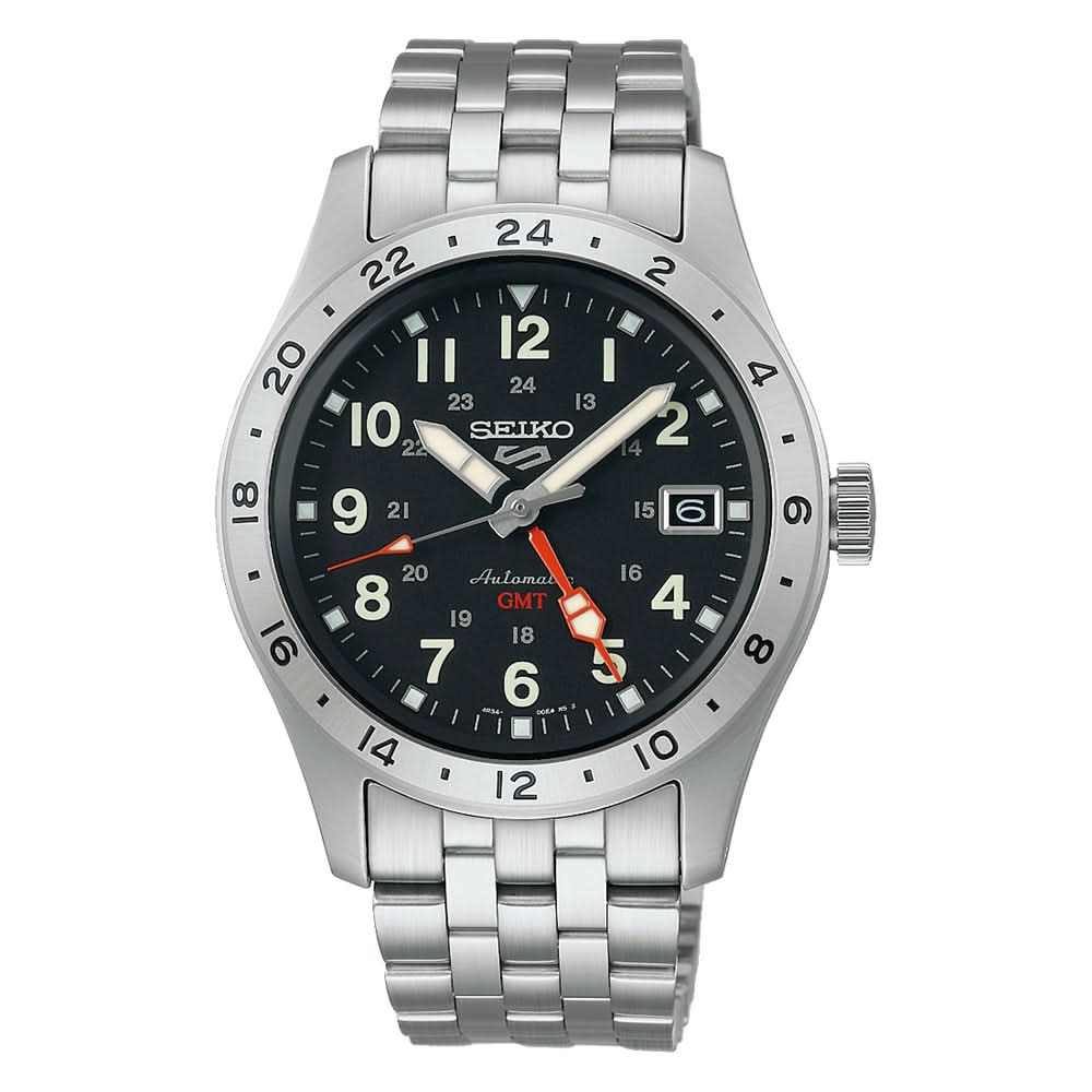 Seiko Luxury Watch Seiko 5 Sports 'Field' 'Deploy' Mechanical GMT SSK023K1