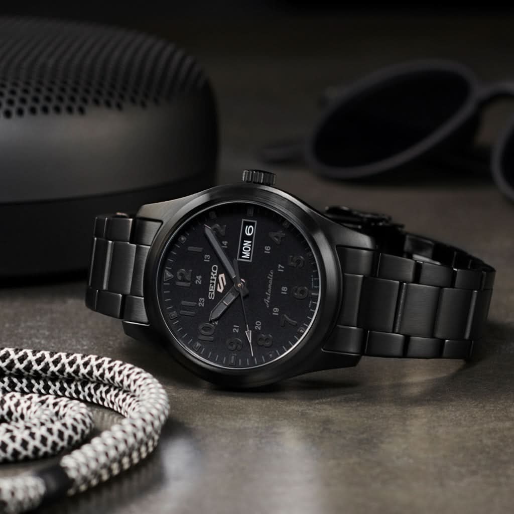 Seiko Luxury Watch Seiko 5 Sports ‘Stealth’ SRPJ09K1