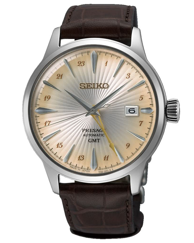 Seiko Luxury Watch SEIKO Presage ‘Acacia’ Cocktail Time GMT