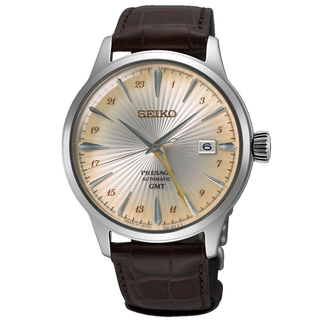 Seiko Luxury Watch SEIKO Presage ‘Acacia’ Cocktail Time GMT