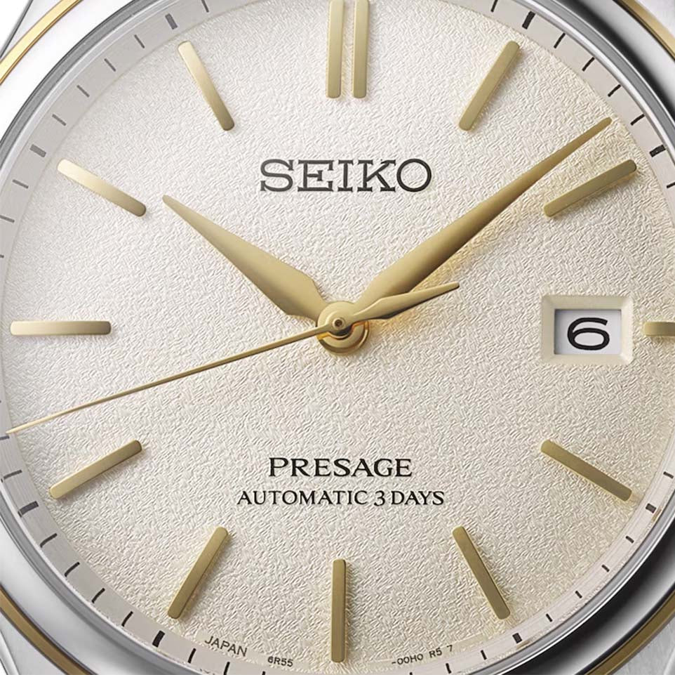 Seiko Luxury Watch Seiko Presage Classic Automatic Steel Watch – Cream Silk Dial | 40mm