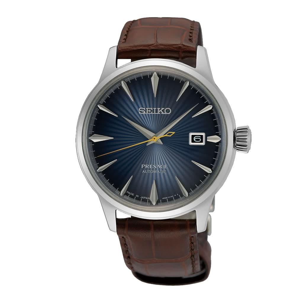 Seiko Luxury Watch Seiko Presage Cocktail Time 'Midnight Blue Moon' SRPK15