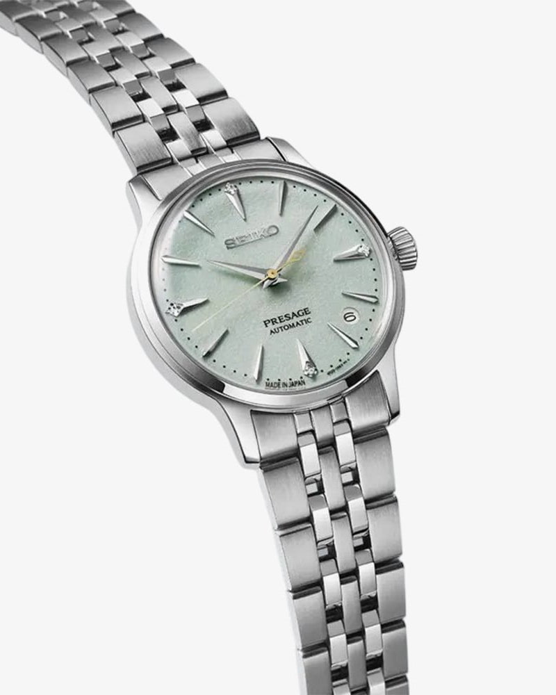 Seiko Luxury Watch Seiko Presage "Frozen Mojito" Cocktail Time Automatic Watch