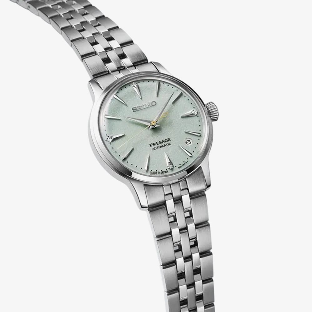 Seiko Luxury Watch Seiko Presage "Frozen Mojito" Cocktail Time Automatic Watch