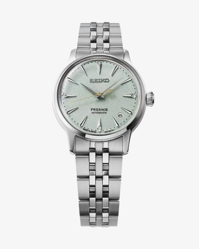 Seiko Luxury Watch Seiko Presage "Frozen Mojito" Cocktail Time Automatic Watch