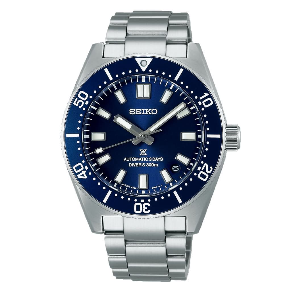 Seiko Luxury Watch SEIKO Prospex 1965 Heritage Diver’s Watch in Scuba Blue
