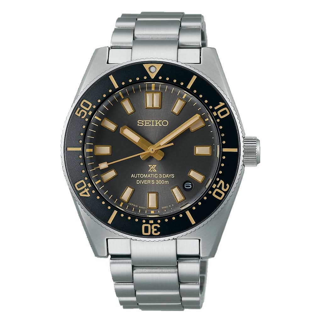 Seiko Luxury Watch SEIKO Prospex 1965 Heritage Diver’s Watch in Tide Grey