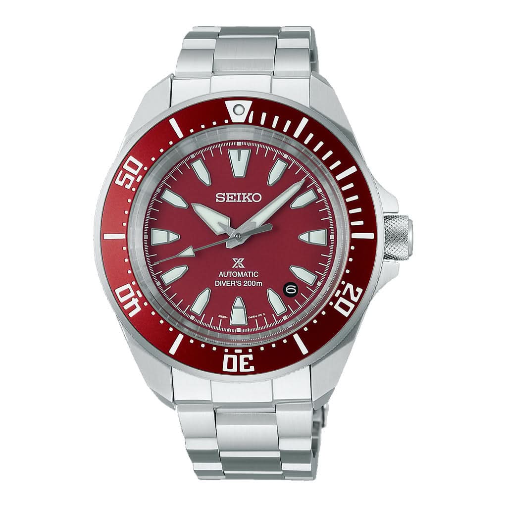 Seiko Luxury Watch SEIKO Prospex 4R Red Diver’s watch