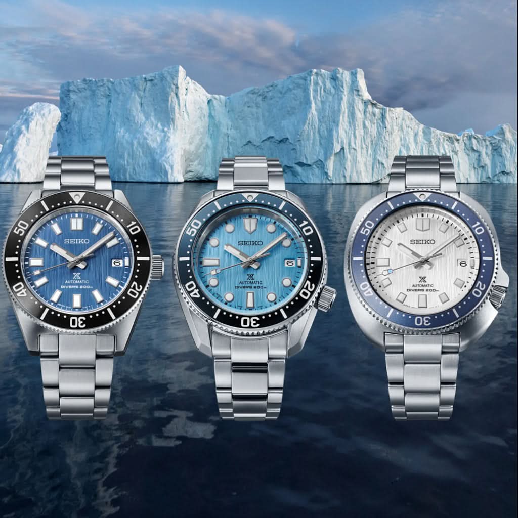 Seiko Luxury Watch Seiko Prospex Glacier ‘Save the Ocean’ 1970 Re-Interpretation SPB301J1