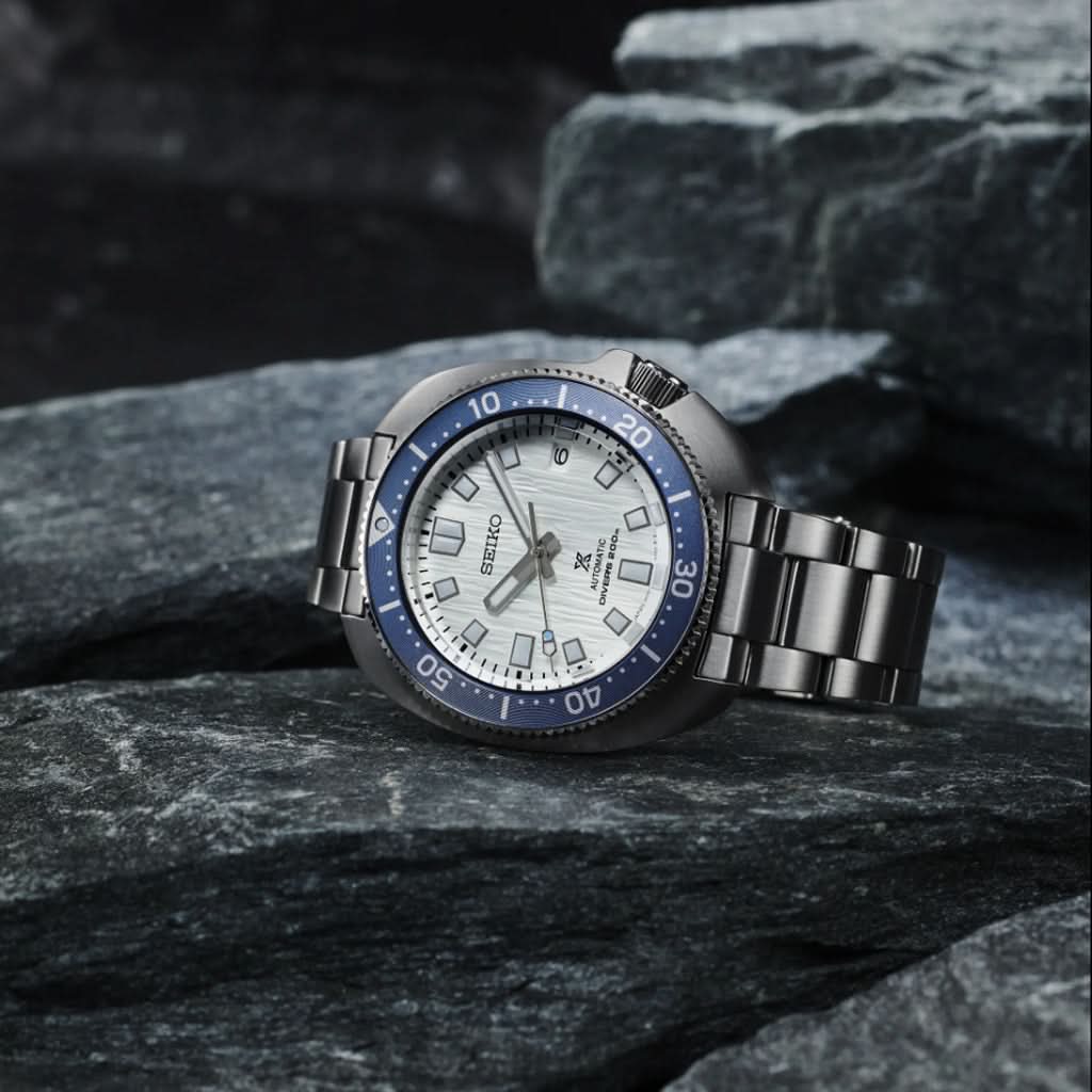 Seiko Luxury Watch Seiko Prospex Glacier ‘Save the Ocean’ 1970 Re-Interpretation SPB301J1