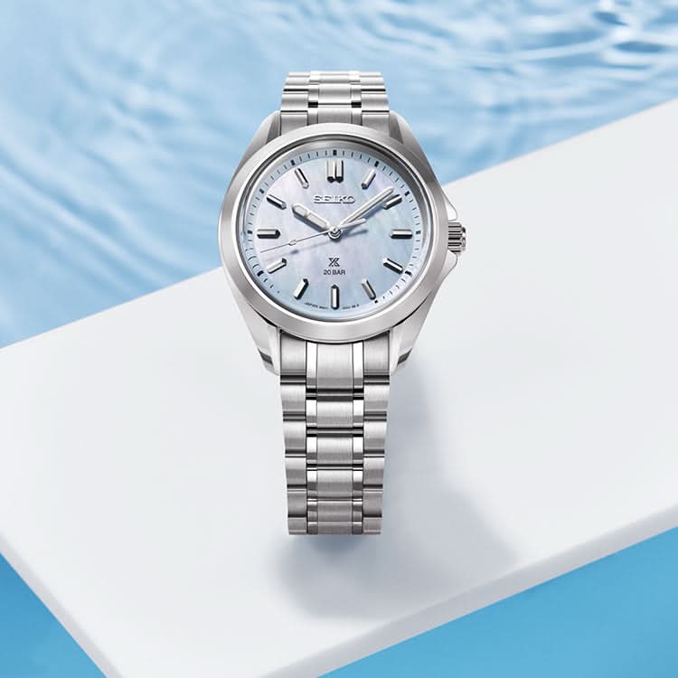 Seiko Luxury Watch SEIKO Prospex Ladies Marine Sports in Aqua Blue, SUR607J1