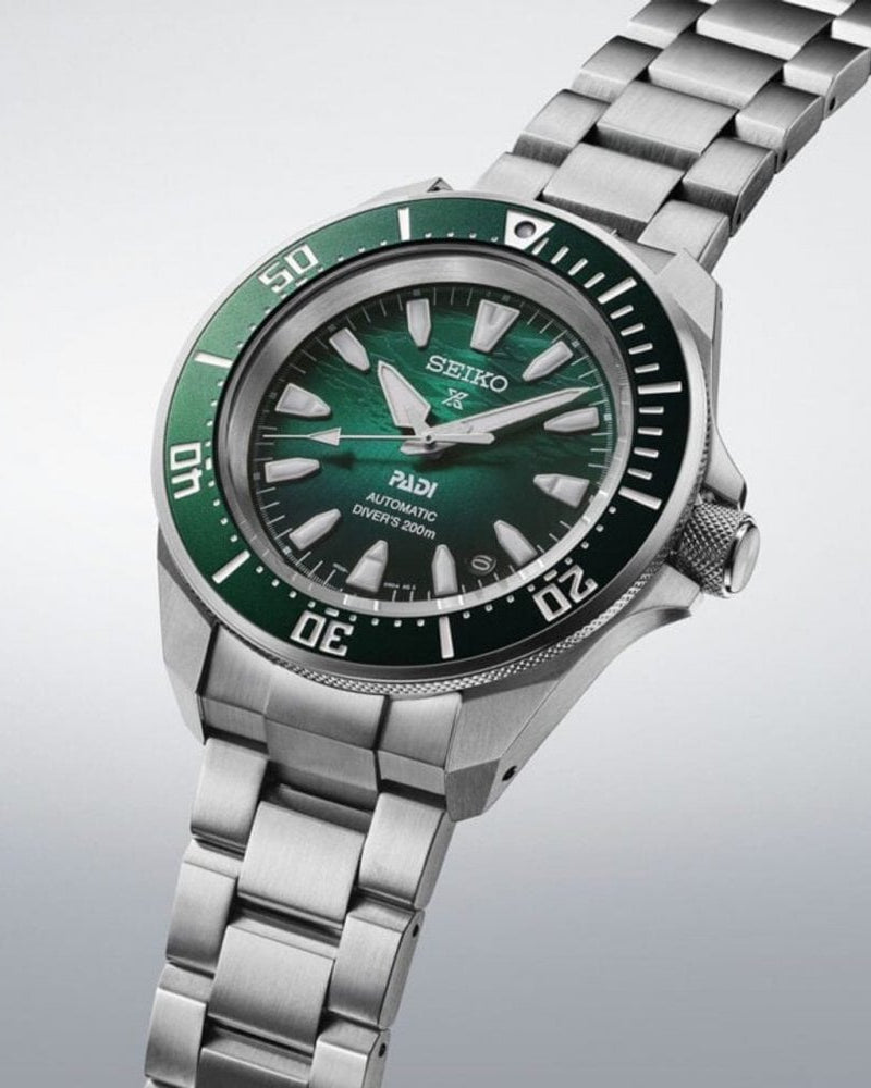 Seiko Luxury Watch Seiko Prospex PADI 60th Anniversary Automatic Dive Watch – Underwater Green Dial