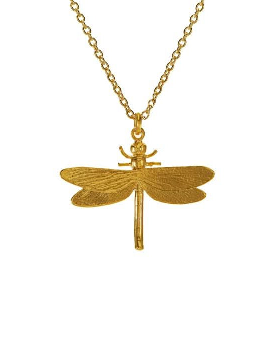 Alex Monroe Jewellery Gold-Plated Alex Monroe Dragonfly Necklace