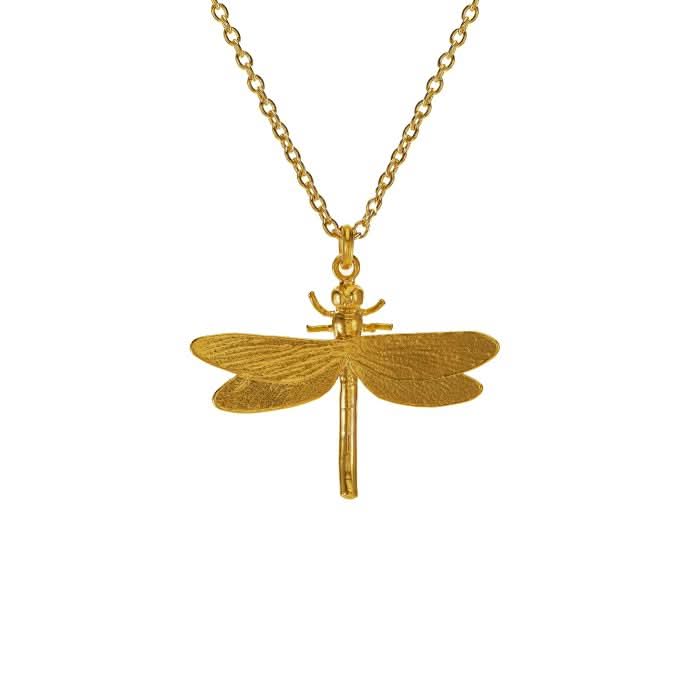 Alex Monroe Jewellery Gold-Plated Alex Monroe Dragonfly Necklace